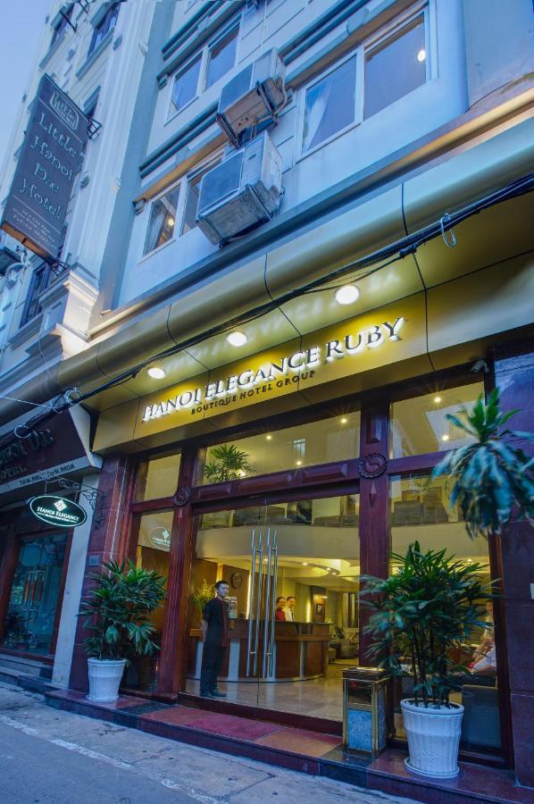 Eliana Ruby Hotel & Travel Hanoi Exterior foto