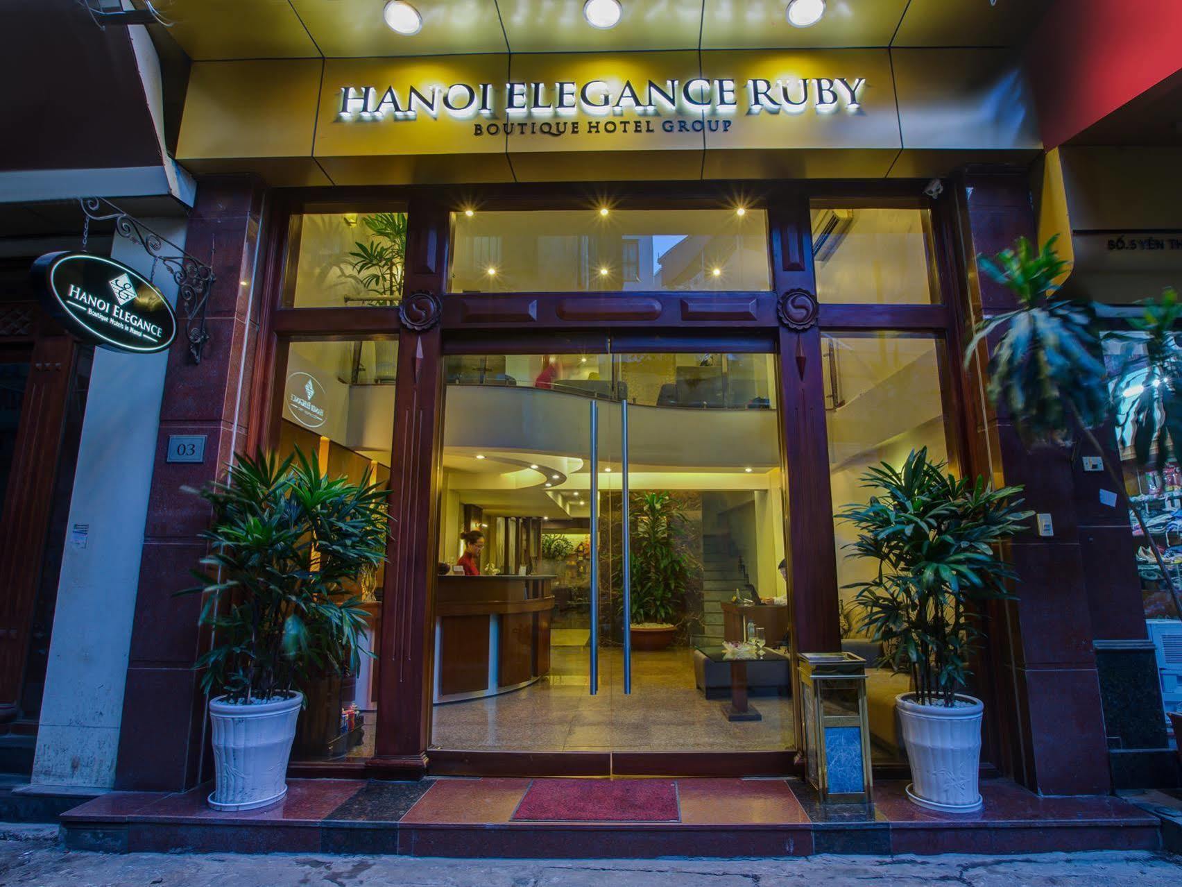 Eliana Ruby Hotel & Travel Hanoi Exterior foto